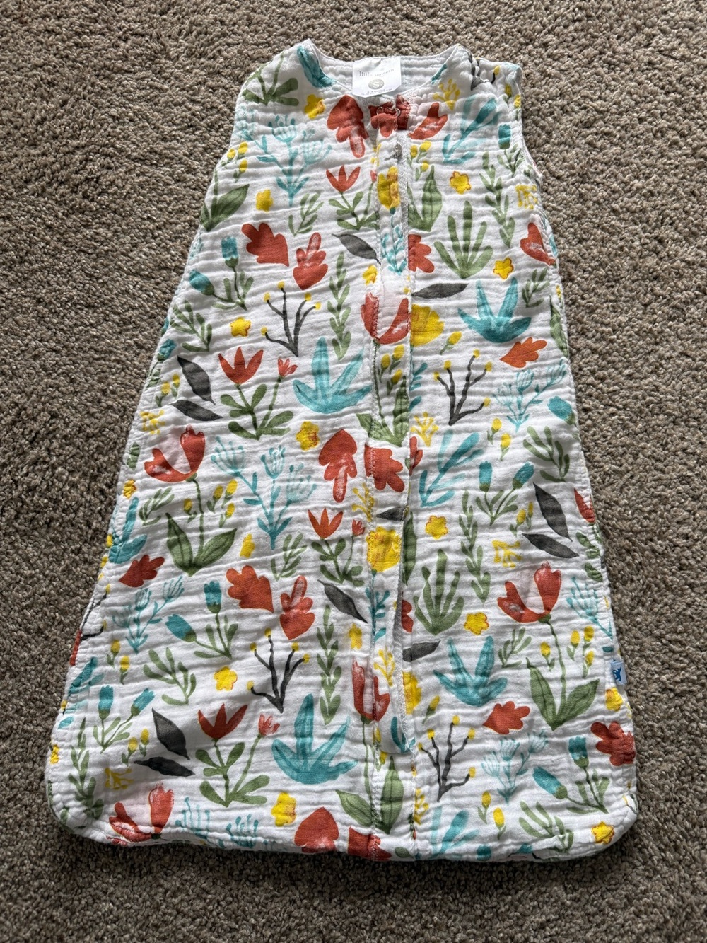 Little Unicorn Floral Print Muslin Fabric Sleep Sack